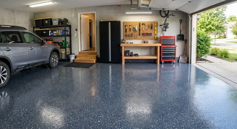 Epoxy Garage Flooring Installation in Columbia, SC