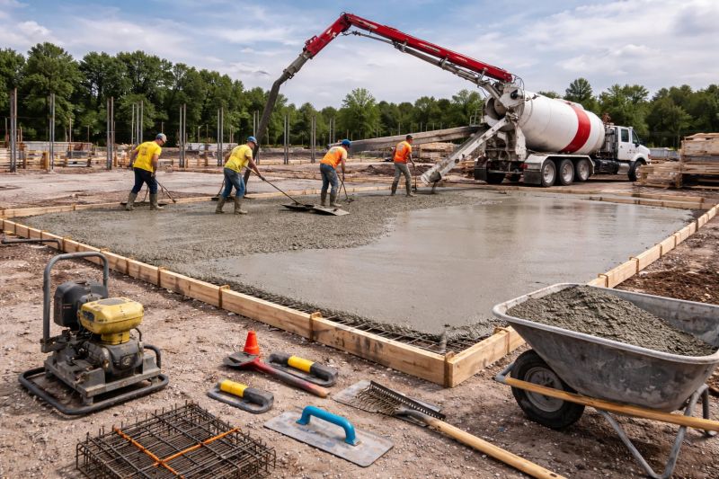Commercial Slab Construction in Littleton, CO