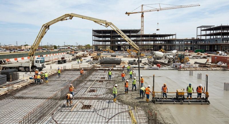 Commercial Slab Installation in Fort Wayne, IN