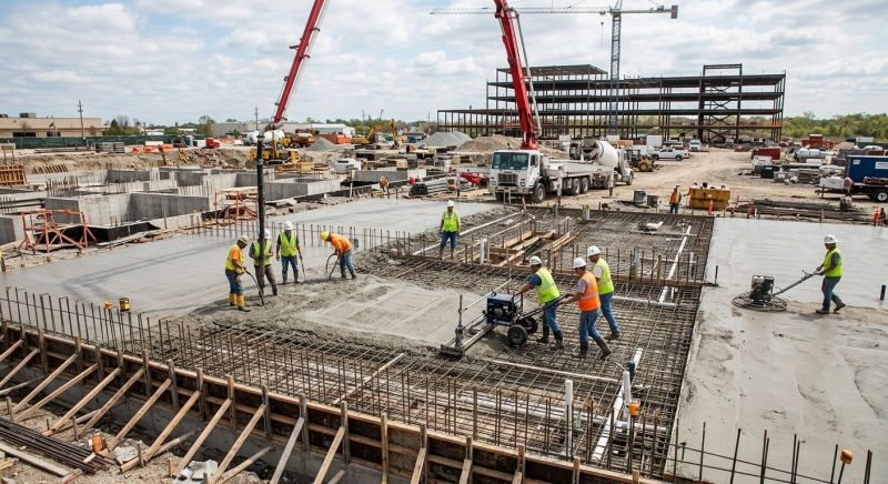 Commercial Slab Installation in Waldorf, MD