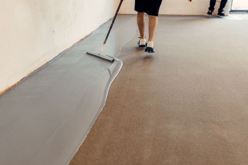 Resinous Flooring Installation detail