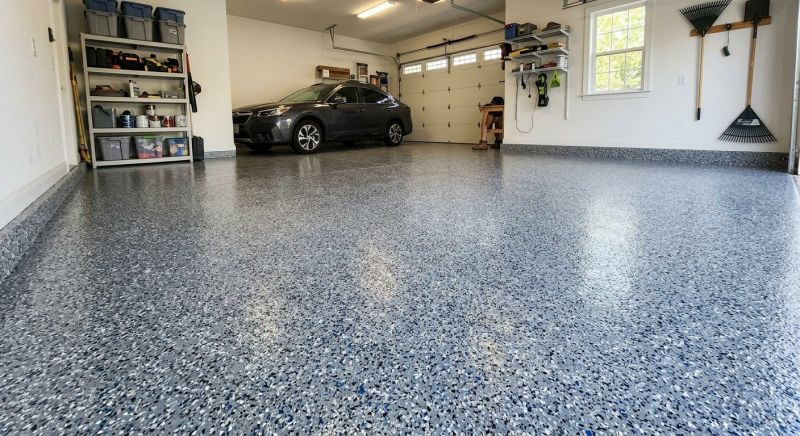 Garage Floor Epoxy Installation in Fairfax, VA