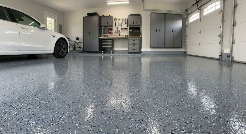 Garage Floor Staining in Loudoun County, VA