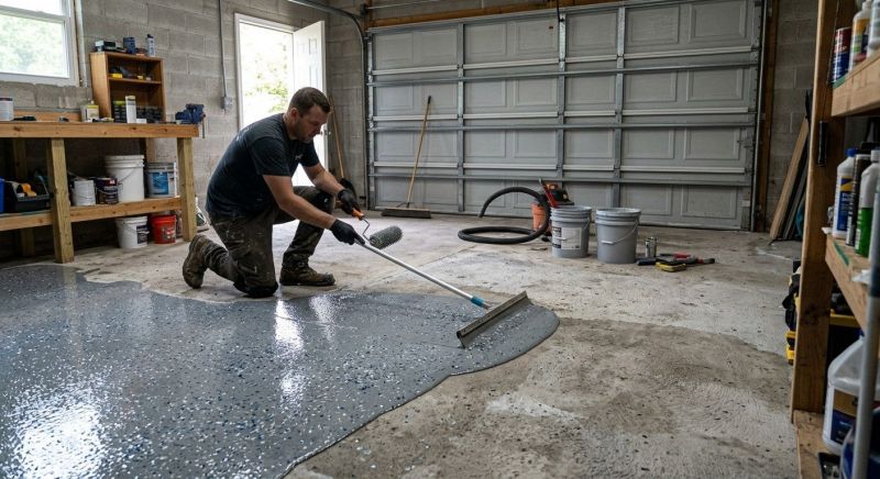 Garage Floor Staining in Frederick, MD
