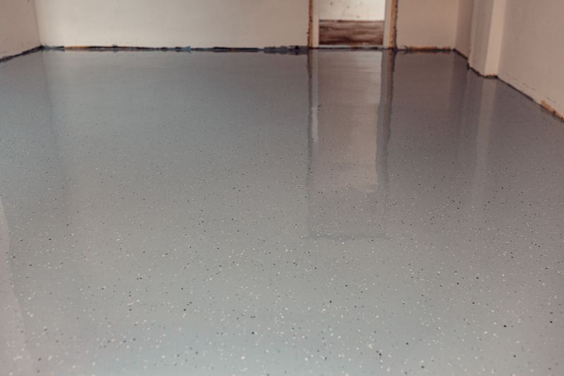 Speckled Garage Floor Painting in Greenville, SC