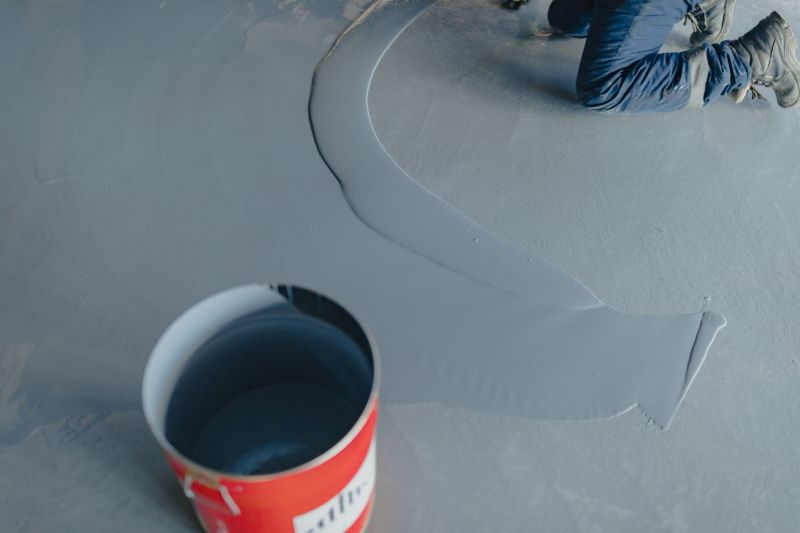 Speckled Garage Floor Painting in Loudoun County, VA
